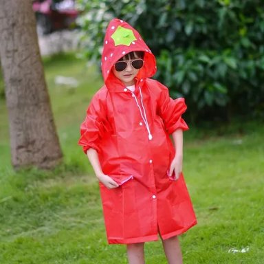 PONCHO IMPERMEABLE NIÑOS CHUBASQUEROS PARA LLUVIA - 2