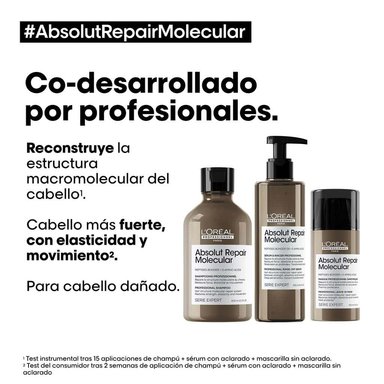 LOREAL ABSOLU REPAIR MOLECULAR MÁSCARA SIN ENJUAGE 100 ML - 2