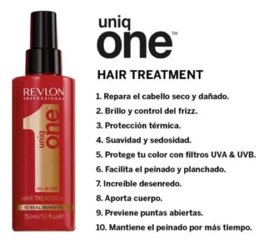 UNIQ ONE REVLON LEAVE EN 150ML + SHAMPOO TODO EN UNO 250ML - 3