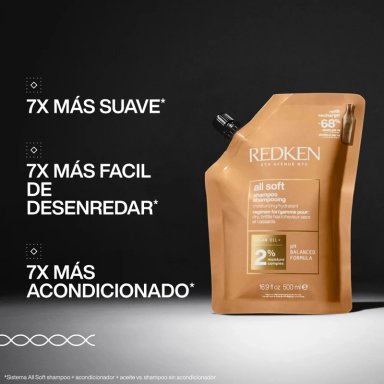 REDKEN SHAMPOO HIDRATANTE ALL SOFT REFILL 500ML - 2