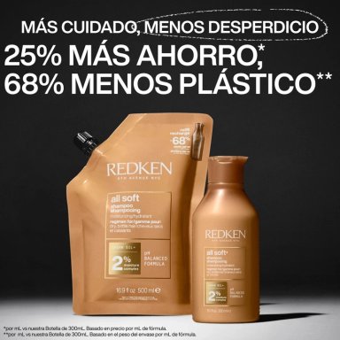 REDKEN SHAMPOO HIDRATANTE ALL SOFT REFILL 500ML - 3