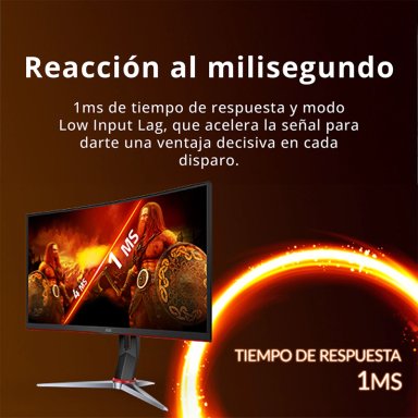 MONITOR GAMER 24' C24G2 VA FULL HD 165HZ - 8
