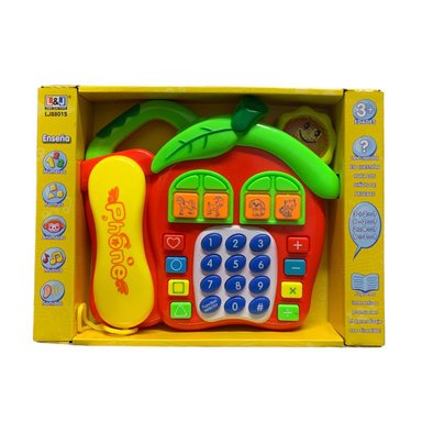TELÉFONO DE APRENDIZAJE MUSICAL DIDÁCTICO JUGUETE LUCES - 3