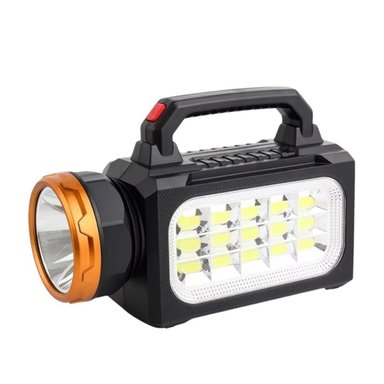 LINTERNA LÁMPARA LED SOLAR RECARGABLE USB IMPERMEABLE PORTATIL ALTA POTENCIA - 1