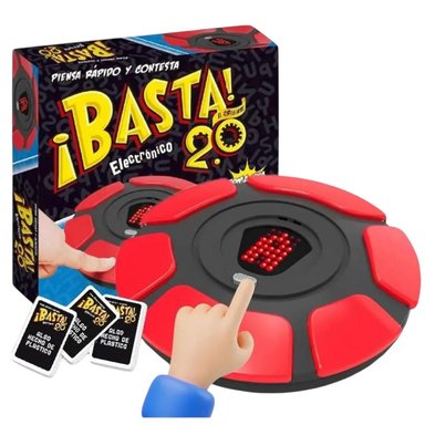 JUEGO DE MESA ¡BASTA! ELECTRÓNICO 2,0 PIENSA RÁPIDO FAMILIAR ESPAÑOL - 1