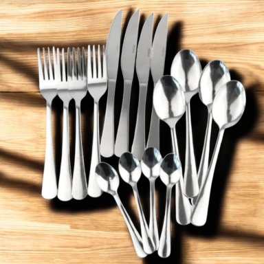 SET CUBIERTOS ROYAL CUCHILLERIA SERVICIO 16 PCS DORAL - 3