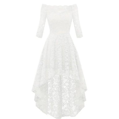 VESTIDO ASIMETRICO IDEAL PARA FIESTA GALA COCTEL BODA VA005 - 1
