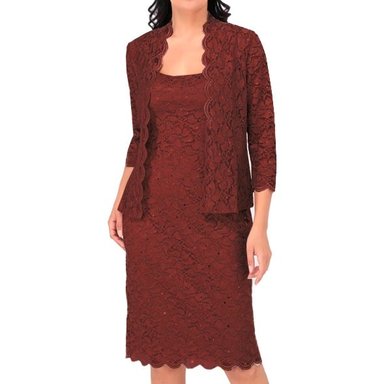 VESTIDO AJUSTADO MUJER KADRIHEL BURDEO MAS TAPADO IDEAL PARA FIESTA GALA COCTEL BODA AJ007 - 1