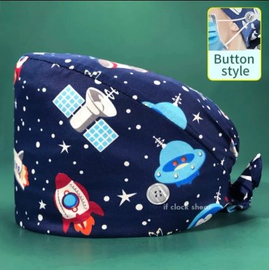 COFIA CLINICA GORRO QUIRURGICO DISEÑO ASTRONAUTAS G48 - 1