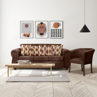 LIVING CASA WOW DECO 3-1-1 TELA MONACO CAFÉ - 7
