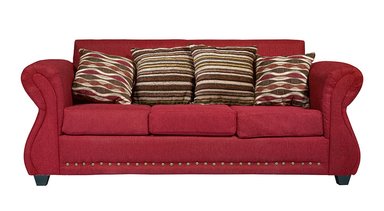 LIVING CASA WOW DECO 3-2 TELA ROMA ROJO - 4