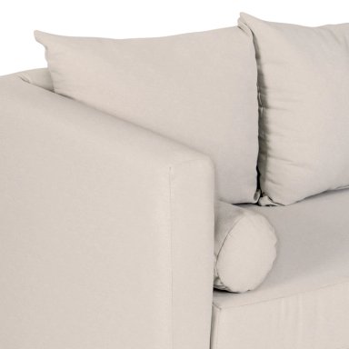 SOFÁ CASA WOW DECO 2 CUERPOS BEIGE RIN - 5