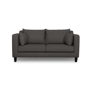 SOFA 3 Y 2 CUERPOS RIBE EN TELA GRIS, SET PARA LIVING - 10