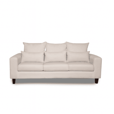 SOFA 3 Y 2 CUERPOS RAMIS EN TELA BEIGE, SET PARA LIVING - 8