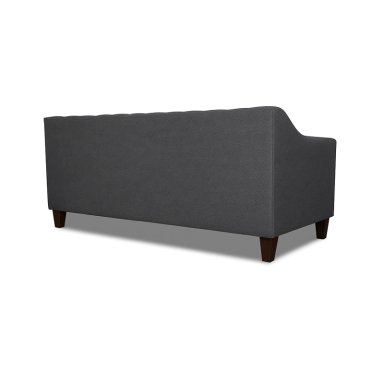 SOFA 3 CUERPOS RAUS GRIS OSCURO TELA – CONFORT Y ESTILO PARA TU HOGAR - 5