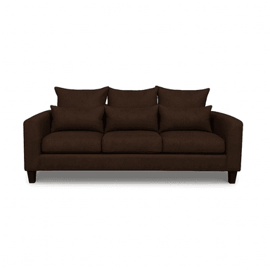SOFA 3 Y 2 CUERPOS RAMIS EN TELA CAFE, SET PARA LIVING - 8