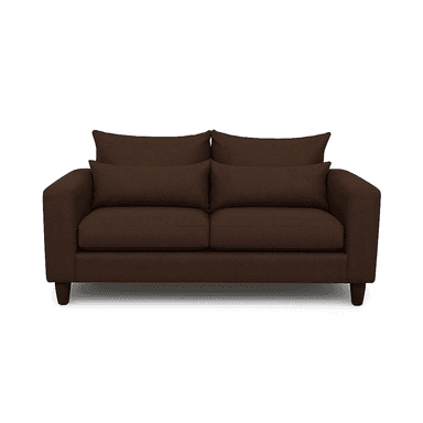 SOFA 3 Y 2 CUERPOS RAMIS EN TELA CAFE, SET PARA LIVING - 9