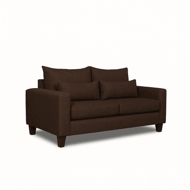 SOFA 3 Y 2 CUERPOS RAMIS EN TELA CAFE, SET PARA LIVING - 10