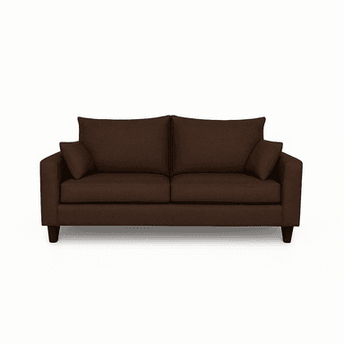 SOFA 3 Y 2 CUERPOS RAMIS EN TELA CAFE, SET PARA LIVING - 11