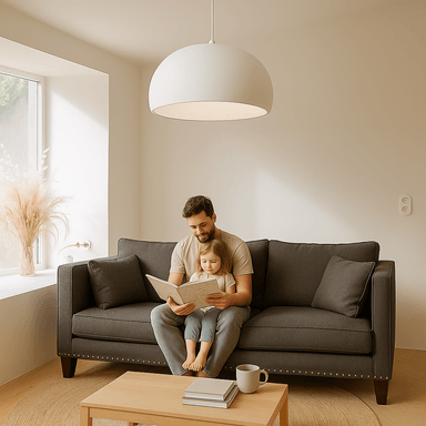 SOFA 3 CUERPOS RIBE GRIS OSCURO TELA – CONFORT Y ESTILO PARA TU HOGAR - 6