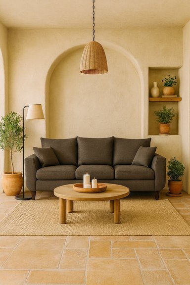 SOFA 3 CUERPOS ROQUE GRIS OSCURO TELA – CONFORT Y ESTILO PARA TU HOGAR - 8
