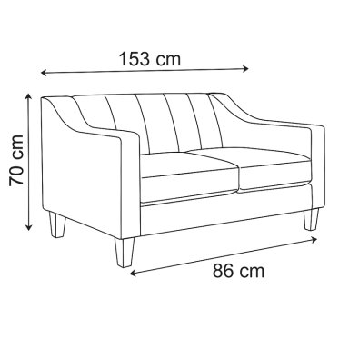 SOFA 3 Y 2 CUERPOS CASA WOW DECO RAUS EN TELA BEIGE SET LIVING - 12