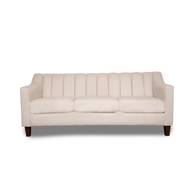 SOFA 3 Y 2 CUERPOS CASA WOW DECO RAUS EN TELA BEIGE SET LIVING - 4