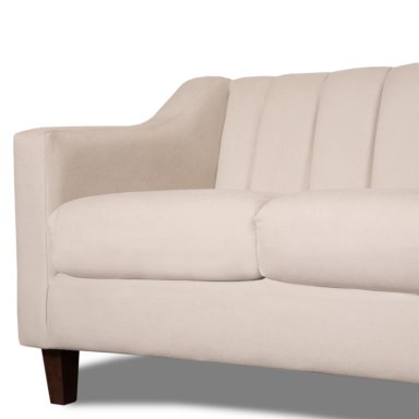 SOFA 3 Y 2 CUERPOS CASA WOW DECO RAUS EN TELA BEIGE SET LIVING - 5