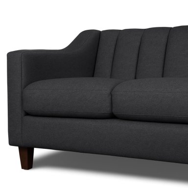 SOFA 3 Y 2 CUERPOS RAUS EN TELA GRIS, SET PARA LIVING - 7