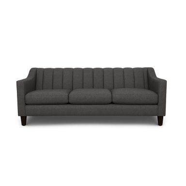 SOFA 3 Y 2 CUERPOS RAUS EN TELA GRIS, SET PARA LIVING - 8