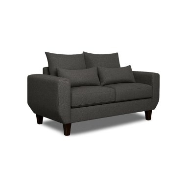SOFA 3 Y 2 CUERPOS CASA WOW DECO ROQUE EN TELA GRIS SET LIVING - 8