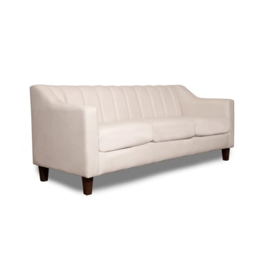 SOFA 3 CUERPOS RAUS BEIGE TELA – CONFORT Y ESTILO PARA TU HOGAR - 3