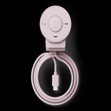 CAMARA WEB LOGITECH BRIO 300 ROSA FULLHD 1080P - 6