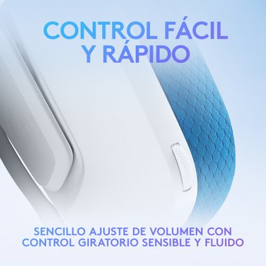 AUDIFONOS GAMER LOGITECH G335 BLANCOS JACK 3.5MM - 9