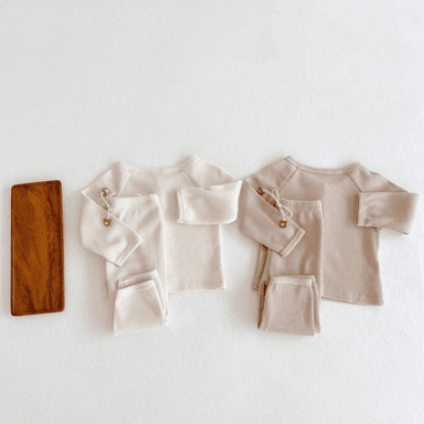 PIJAMA DE BEBE  DE 2 PIEZAS 100 CM BEIGE - 4
