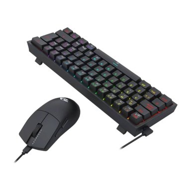 KIT DE TECLADO Y MOUSE REDRAGON S143 K617RGB SP + M724 NEGRO - 3