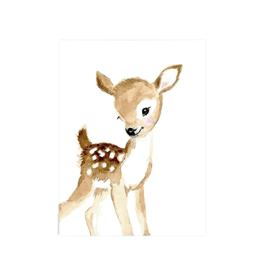 IMAGEN DECORATIVA NORDICA CIERVO 30X40 CM - 1