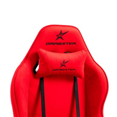 SILLA GAMER DRAGSTER GT 500 PRO ALCANTARA ROSSO - 4