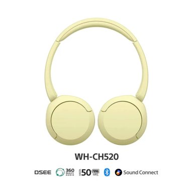 AUDIFONOS INALAMBRICOS SONY WH-CH520 AMARILLO - 3