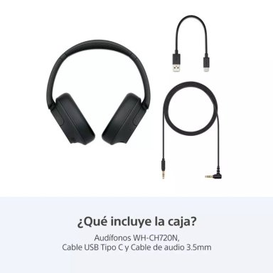 AUDIFONOS INALAMBRICOS SONY WH-CH720N NEGRO - 4