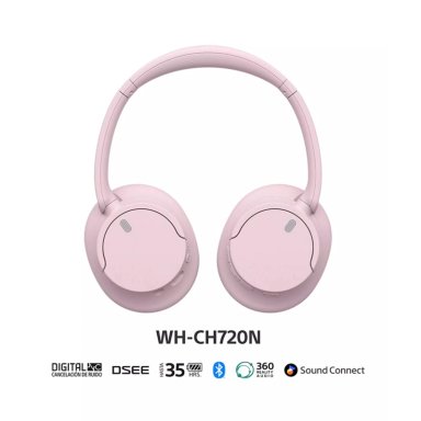 AUDIFONOS INALAMBRICOS SONY WH-CH720N ROSADO - 4