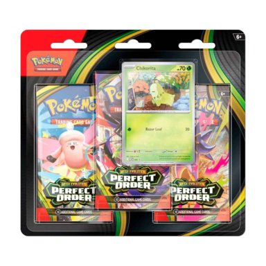 POKEMON TCG: MEGA EVOLUTION PERFECT ORDER 3-PACK BLISTER - 1