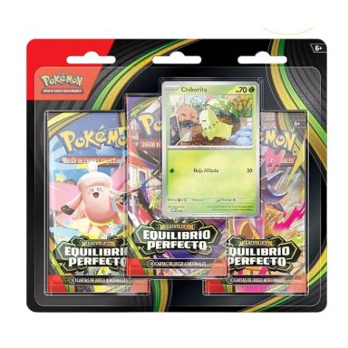 POKEMON TCG: MEGA EVOLUTION PERFECT ORDER 3 PACK BLISTER ESP - 1
