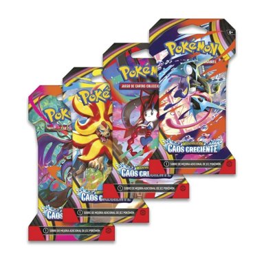 POKEMON TCG: CHAOS RISING SLEEVED BOOSTER PACK ESPAÑOL - 1