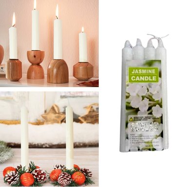 VELAS COCINA LARGAS SIN HUMO NAVIDAD ACCION GRACIAS RONDON - 3