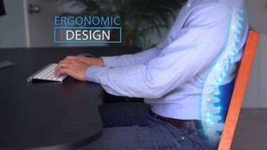 ALMOHADA LUMBAR APOYO ESPALDA DISEÑO ERGONOMICO RONDON - 8