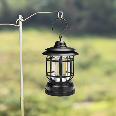 LÁMPARA LED 1/4 DE LUZ & DISEÑO NUEVO QUEROSENO ACAMPAR AA USB CAMPING EXTERIOR RONDON - 6