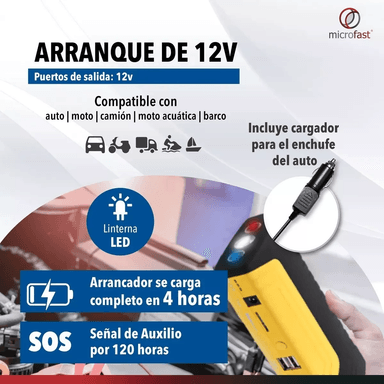 INICIADOR BATERIA VEHICULO FERMAX ARRANCADOR ESPECIAL RONDON - 6