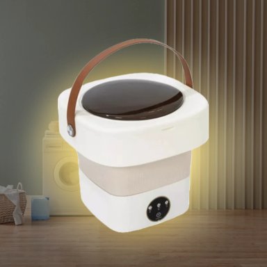 LAVADORA PORTÁTIL MINI PLEGABLE 3 MODOS LIMPIEZA RONDON - 8