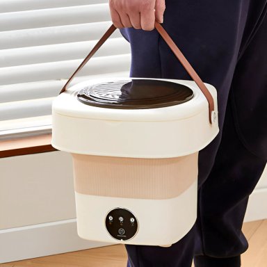 MINI LAVADORA PORTATIL FACIL PLEGABLE 3 MODOS RAPIDA JER - 2